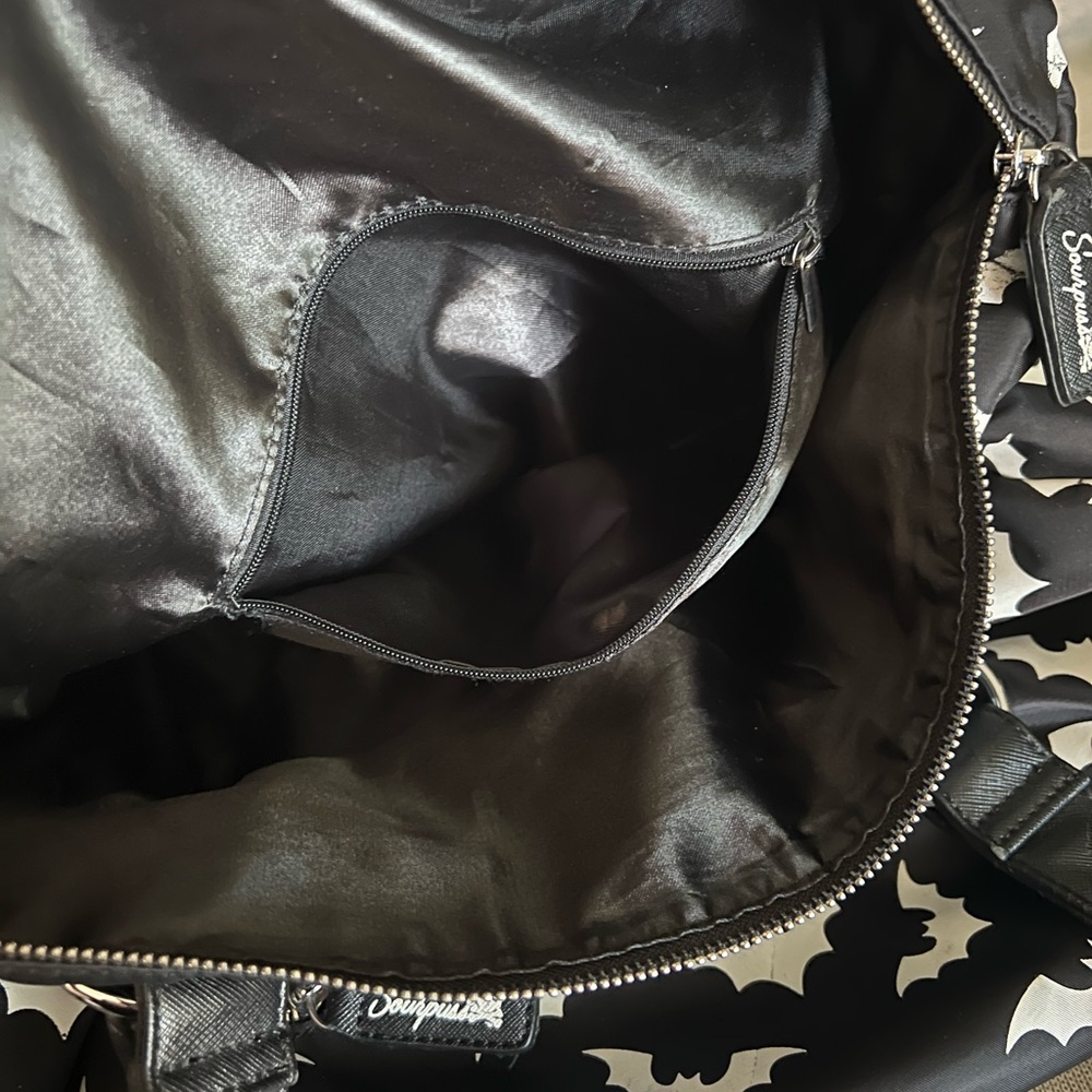 Black and White Spooksville Bats Bag - Picture 7 of 8